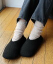 【SALE/35%OFF】andme 2way もこもこ ボア ルームシューズ アンドミー ファッション雑貨 その他のファッション雑貨 ブラック グレー ホワイト ネイビー レッド(4)