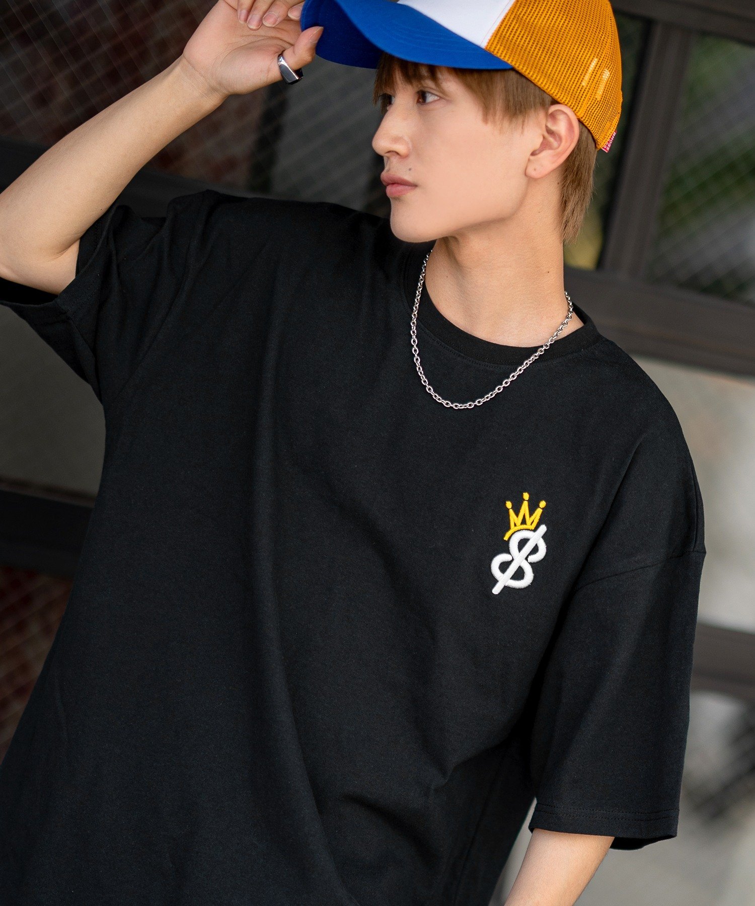 【SALE／25%OFF】SIDEWAY STANCE SIDEWAY STANCE サイドウェイスタンス 刺しゅう クラウンロゴ 半袖Tシャツ インプローブス トップス カットソー・Tシャツ ホワイト レッド グレー ブラック