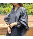 【SALE/20%OFF】Rouge vif la cle 【一部店舗限定】シアーキャンディースリーブブラウス ルージュ・ヴィフ ラクレ トップス シャツ・ブラウス ピンク グレー ホワイト【送料無料】