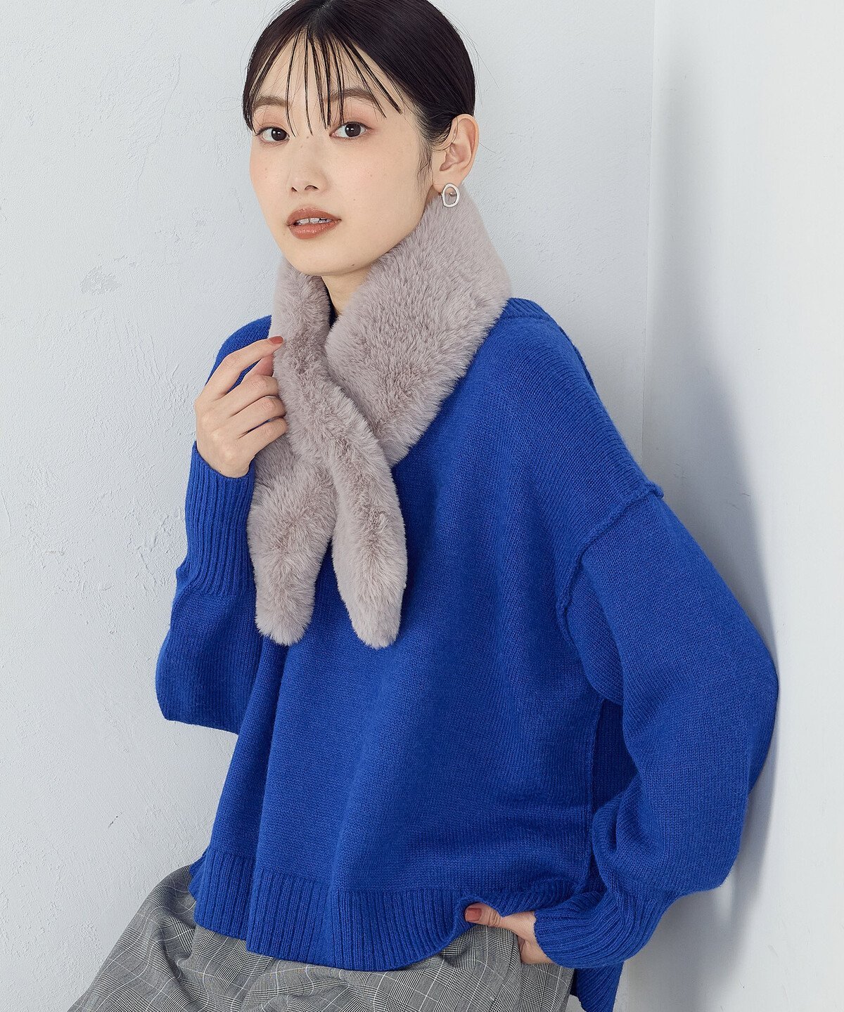 【SALE／10%OFF】MONO COMME CA フェイクファー ティペット コムサイズム ファッション雑貨 マフラー・..