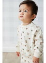 JAMIE KAY OCスウェットプルオーバーWoodland Friends ジェイミーケイ マタニティウェア・ベビー用品 ベビー肌着・新生児服 ホワイト【送...