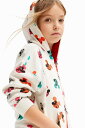 【SALE/50%OFF】Desigual 【ディズニー】ミッキー総柄フードスウェット/(100cmー150cm) デシグアル トップス パーカー・フーディー ...