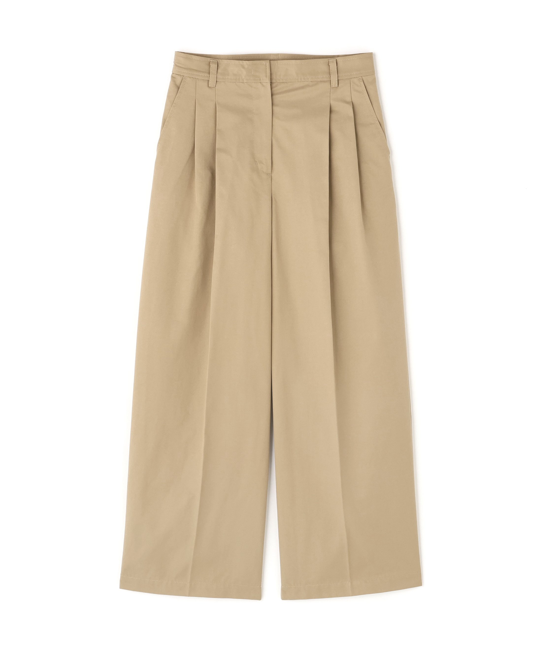 【SALE／60%OFF】N. Natural Beauty Basic ツータックツイルパンツ エヌ ナチュラルビューティーベーシック* パンツ その他のパンツ グレー ベージュ【送料無料】 3