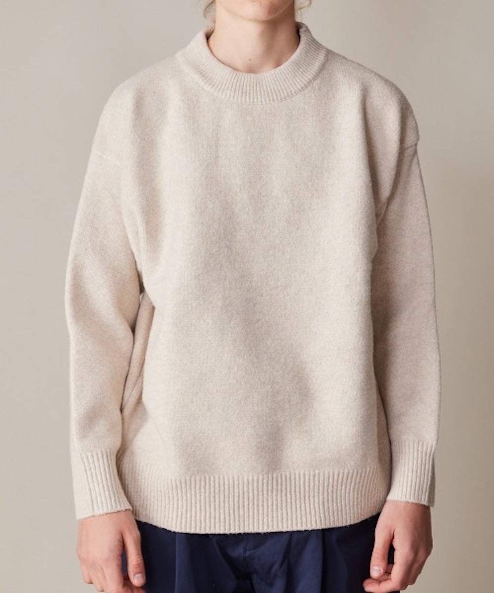 R. R./(M)600G Heavy Weight Base Knit レアセル トップス ニット ベージュ【送料無料】