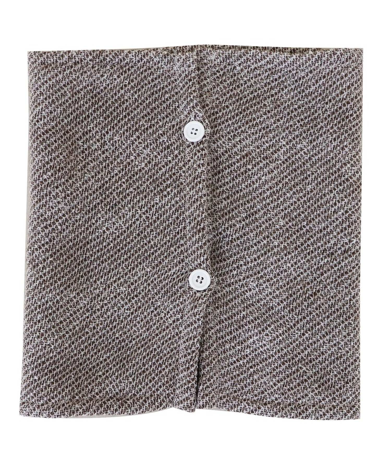 BACKYARD FAMILY アルパカ トリコットネックウォーマー ローラ ファッション雑貨 マフラー・ストール・ネックウォーマー グレー ブラウン【送料無料】