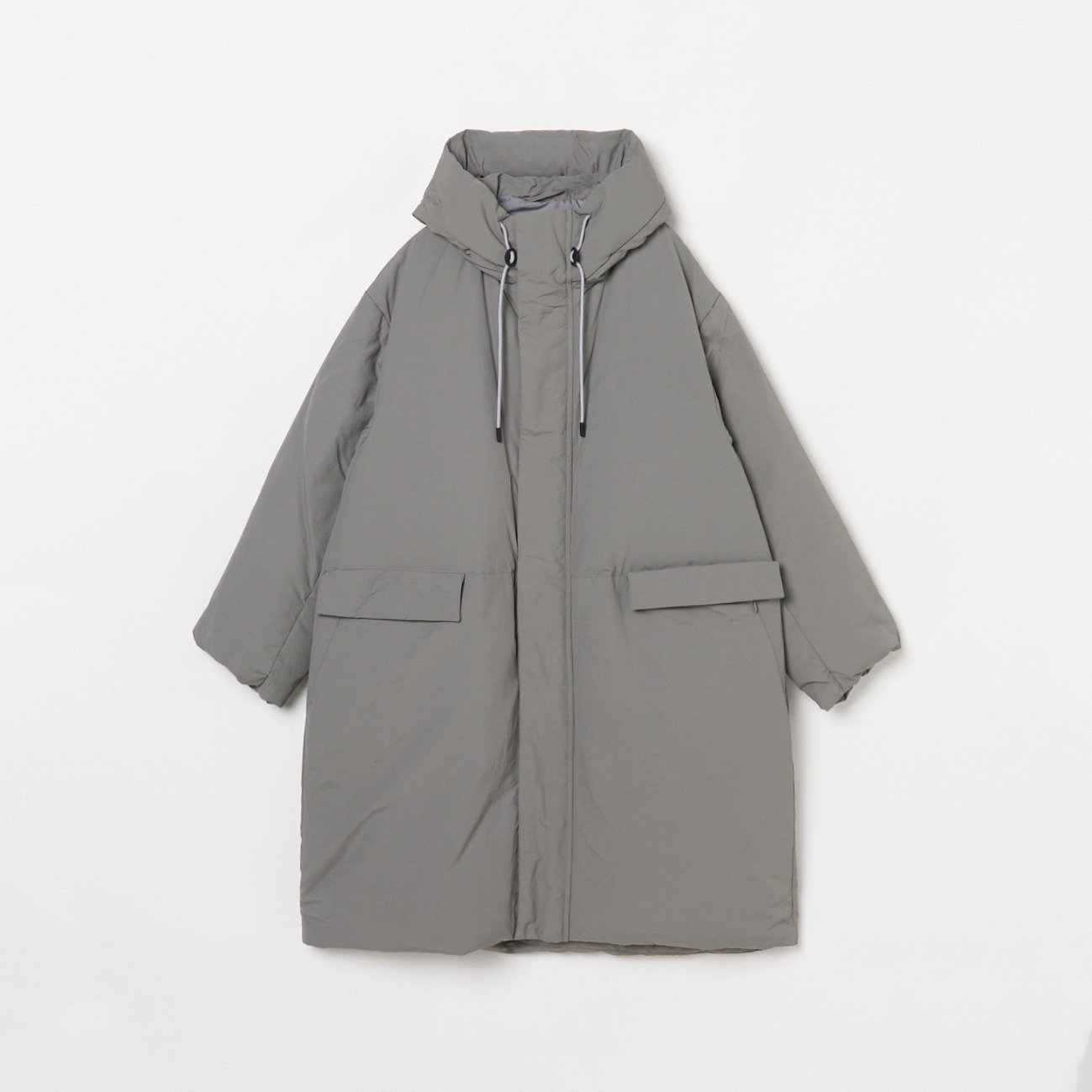 HELIOPOLE TASLAN LONG DOWN HOODY エリオポール ジャケット・アウター ダウンジャケット・ダウンベスト ブラック グレー
