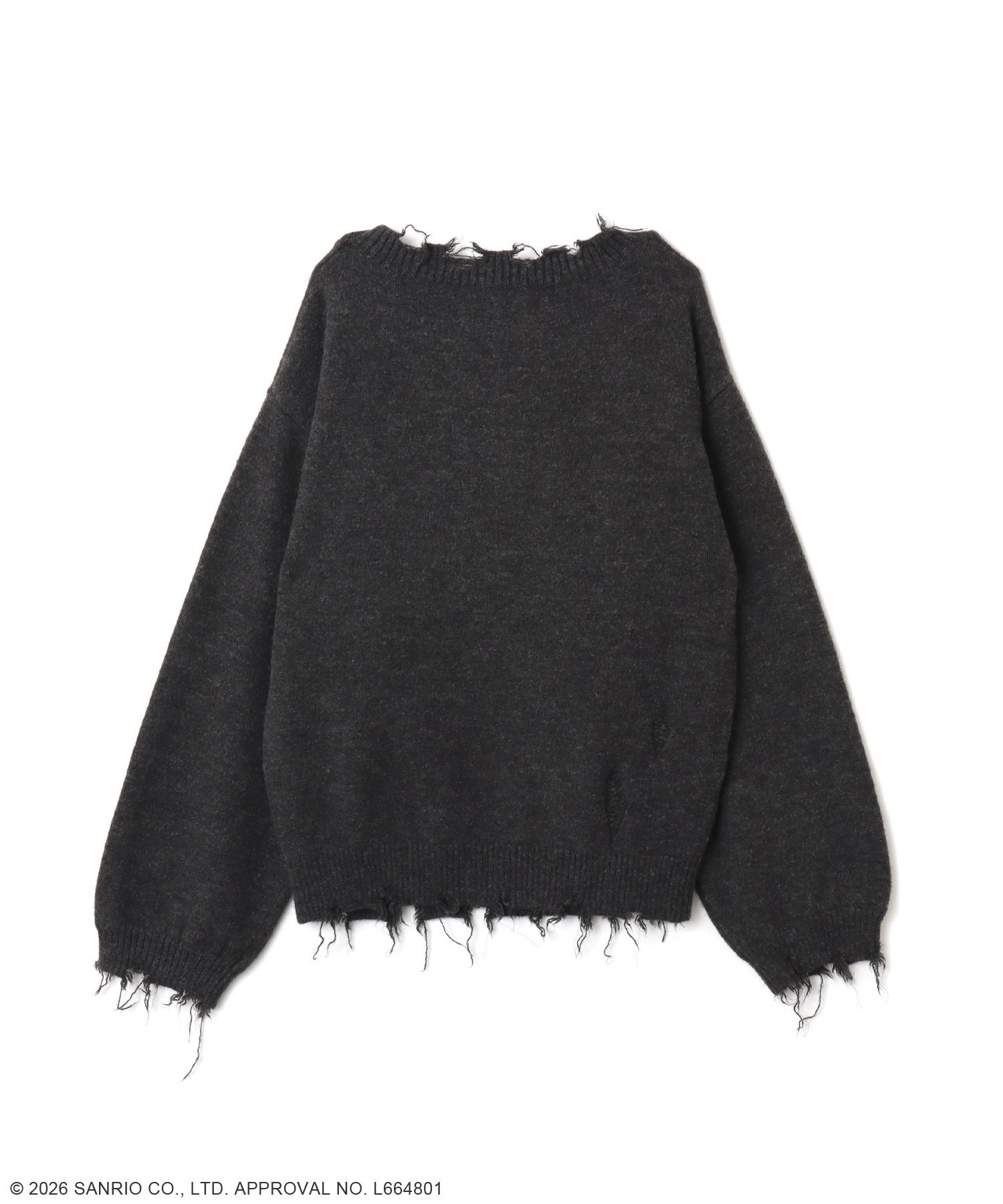 atmos pink atmos pink x KUROMI Knit Top BLACK アトモス トップス ニット ブラック