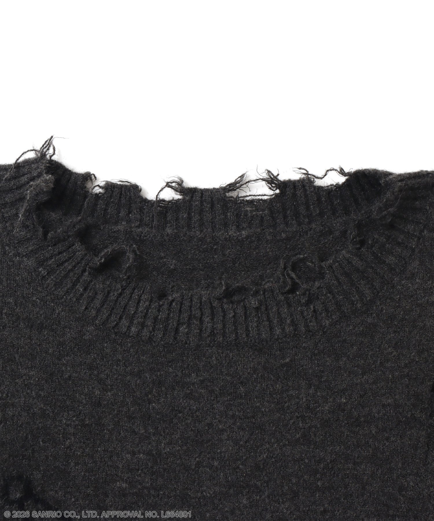 atmos pink atmos pink x KUROMI Knit Top BLACK アトモス トップス ニット ブラック