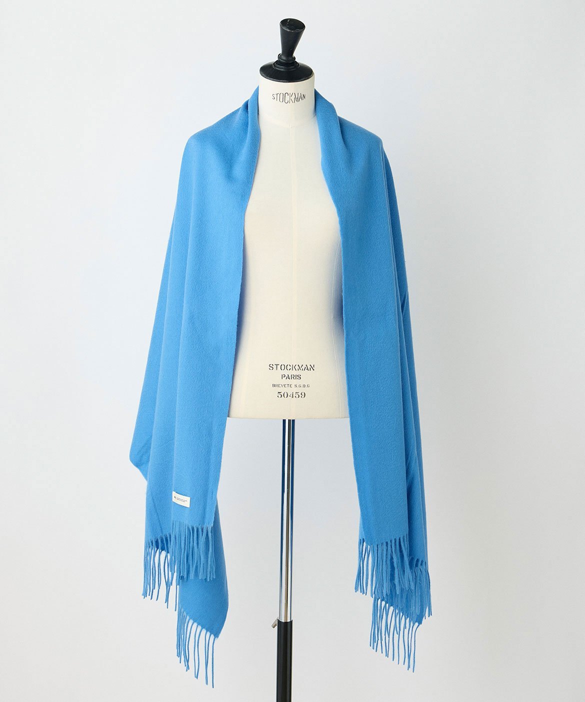 【SALE／30%OFF】INED カシミヤ混ストール イネド ファッション雑貨 マフラー・ストール・ネックウォーマー オレンジ ブルー【送料無料】