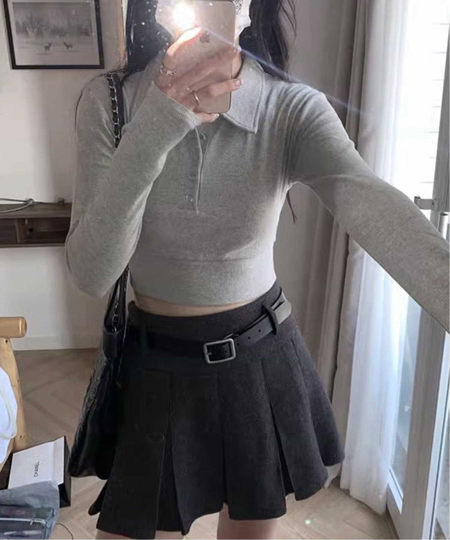 【SALE/20%OFF】HALEY PESCA HALEY PESCA/(W)無地ポロカットソー チェルカ トップス ポロシャツ グレー ホワイト ブラック