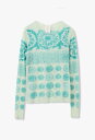 ANNA SUI PRINTED CHRYSANTHEMUM MESH TOP アナ 