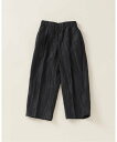 IENA ENFANT 【MOUN TEN. /マウンテン】別注 linenblend ワイドパンツ kids(110cm-140cm) イエナ アンファン マタニティウェア・ベビー用品 その他のベビーグッズ ブラウン ブラック ピンク グリーン【送料無料】(4)