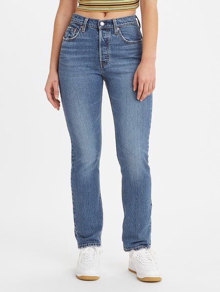 Levi's 501(R) ジーンズ FOR WOMEN ミディアムインディゴ リーバイス パンツ ジーンズ・デニムパンツ ..