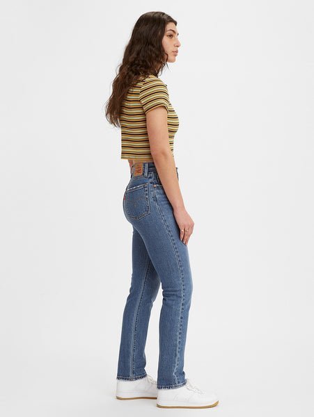 Levi's 501(R) ジーンズ FOR WOMEN ミディアムインディゴ リーバイス パンツ ジーンズ・デニムパンツ ネイビー【送料無料】