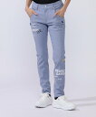 PEARLY GATES ストレッチ綾目ドビー/ストレッチデニム EXストレッチvision5ポケットパンツ パーリーゲイツ パンツ その他のパンツ ホワイト ...