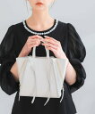 【SALE/20%OFF】URBAN RESEARCH ROSSO サイドジップミニトート アーバンリサーチロッソ バッグ ショルダーバッグ ブラック ホワイト【送料無料】