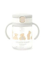 ジェラートピケ ストローマグ（ベビー用） gelato pique 【BABY】ストローマグ ジェラートピケ 食器・調理器具・キッチン用品 食器・皿 ホワイト ピンク