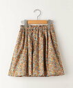 【SALE/50%OFF】SHIPS KIDS SHIPS KIDS:80~90cm / リバティ スカート シップス スカート ミディアムスカート ブルー オ...