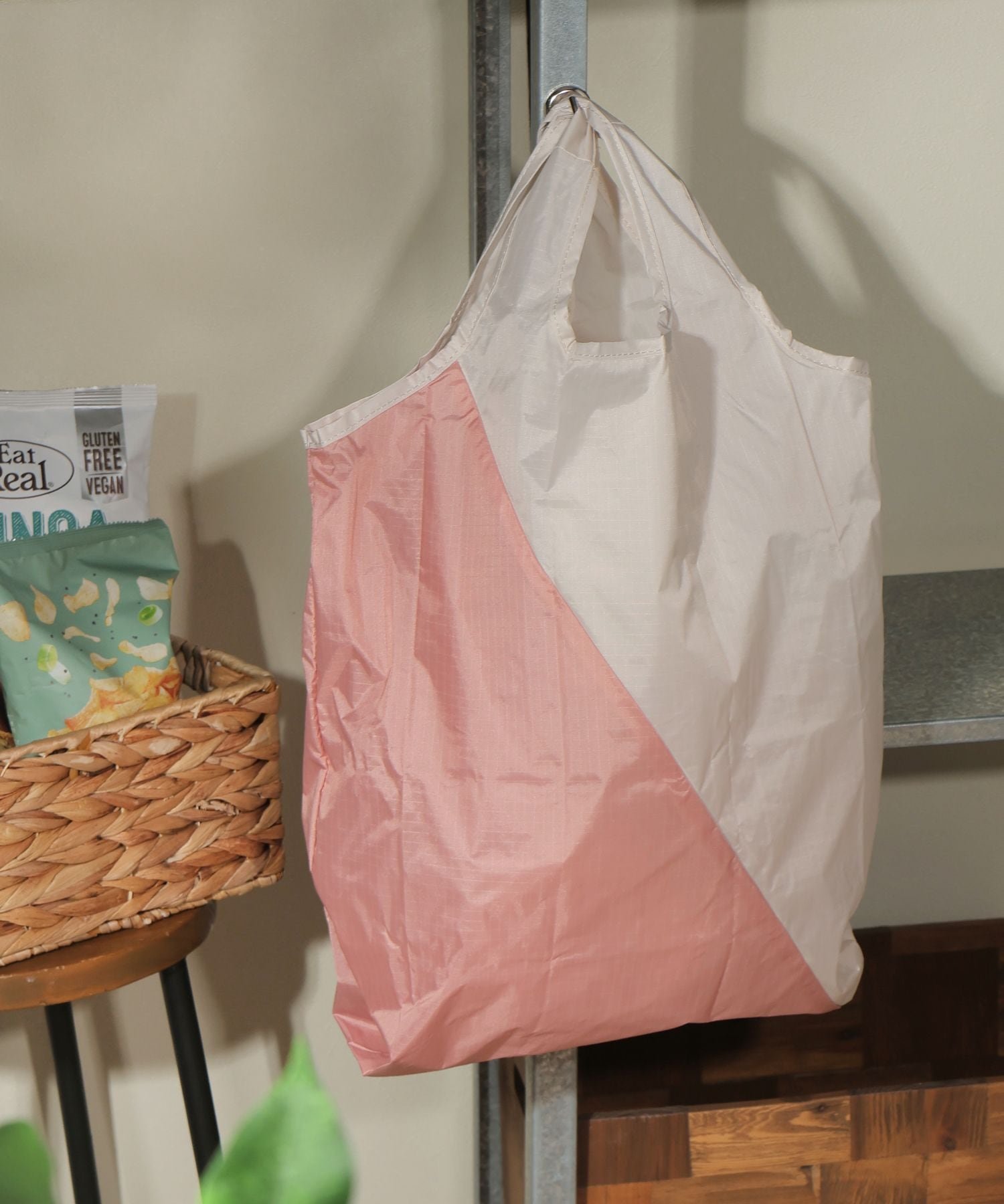 studio CLIP リップ切り替えエコバッグ スタディオクリップ バッグ エコバッグ・サブバッグ グリーン ベージュ イエローのサムネイル