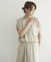 【SALE/20%OFF】notch. サテンギャザーブラウス ノッチ トップス シャツ・ブラウス ホワイト ブラウン ベージュ【送料無料】(4)
