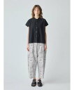 【SALE/10%OFF】MidiUmi MidiUmi リバティプリントパンツ マーコート パンツ その他のパンツ ブラック イエロー【送料無料】