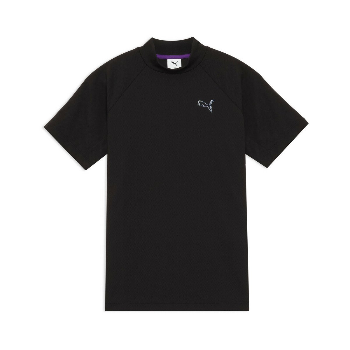 【SALE／30%OFF】PUMA メンズ ゴルフ シャドウキャット ハイネック 半袖 シャツ プーマ トップス カットソー・Tシャツ ブラック【送料無料】