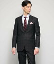 NEWYORKER MEN 【防シワ・撥水・ストレッチ】BUNGY CLOTH チェック ジャケット(セットアップ対応) ニューヨーカー スーツ・フォーマル セ...