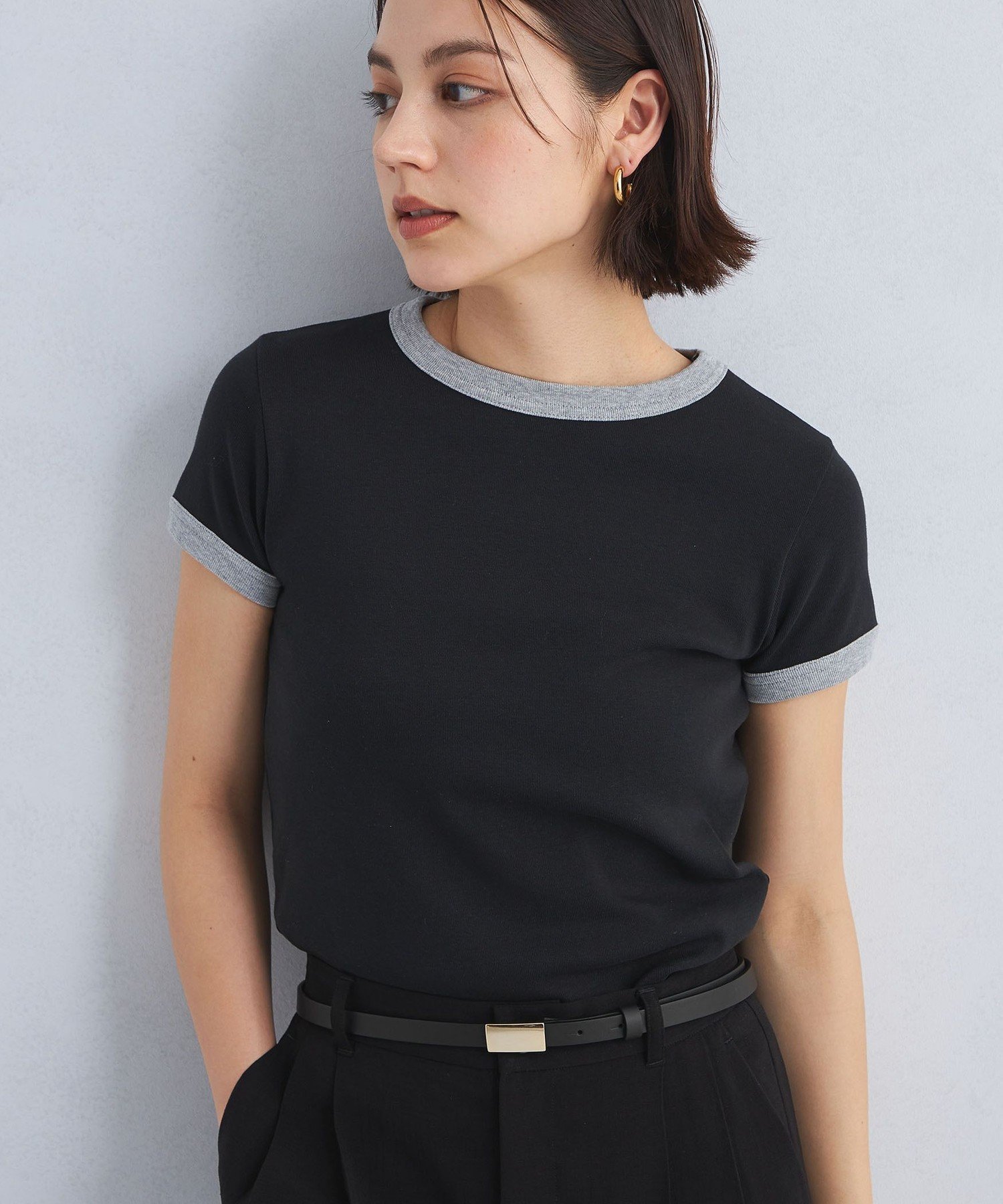 【SALE／40%OFF】UNITED ARROWS green label relaxing ＜FORBITO＞スクエアバックル ベルト ユナイテッドアローズ アウトレット ファッション雑貨 ベルト グリーン ブラック【送料無料】