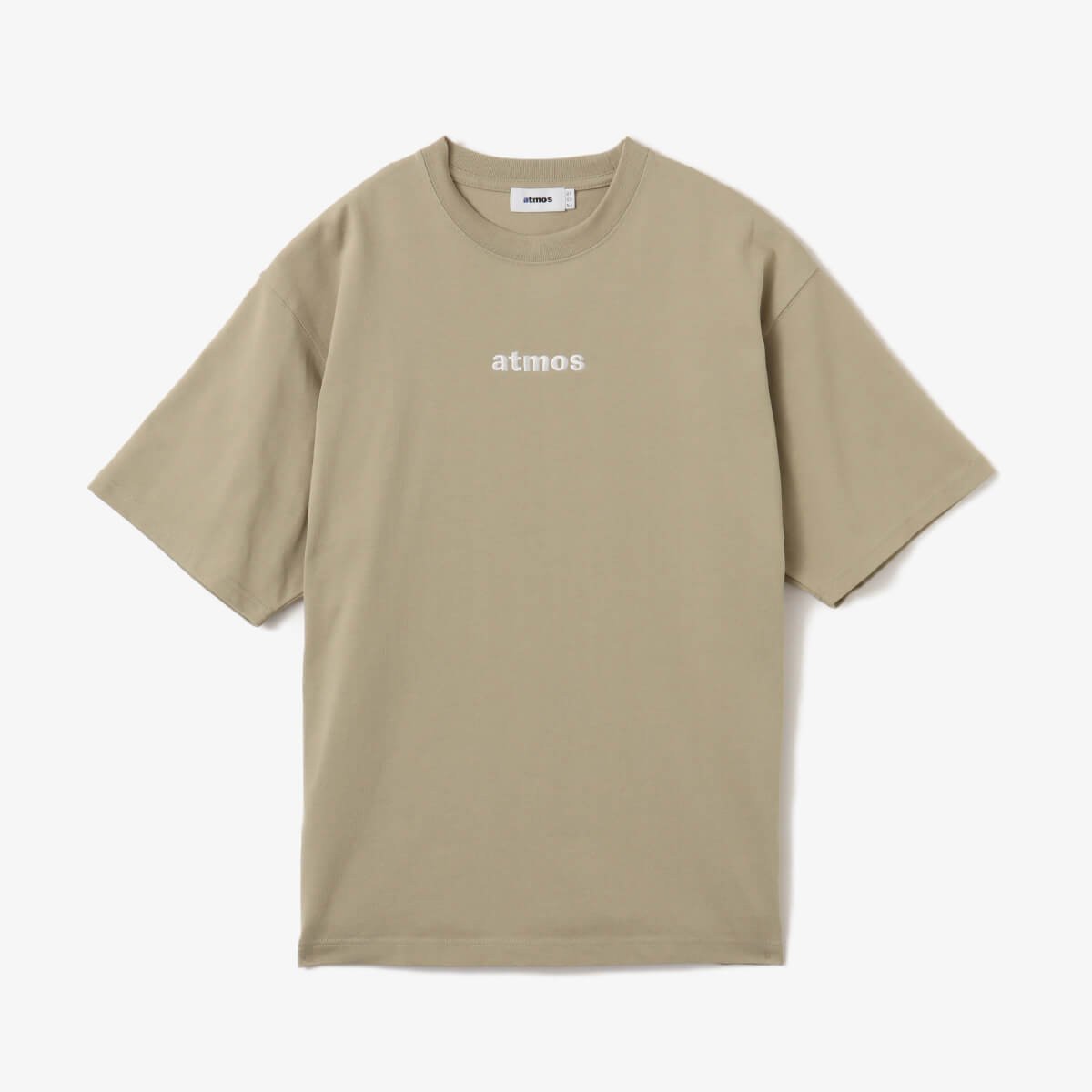 atmos atmos Embroidery Classic Logo T-shirt LIGHT KHAKI アトモス トップス カットソー・Tシャツ カーキグリーン