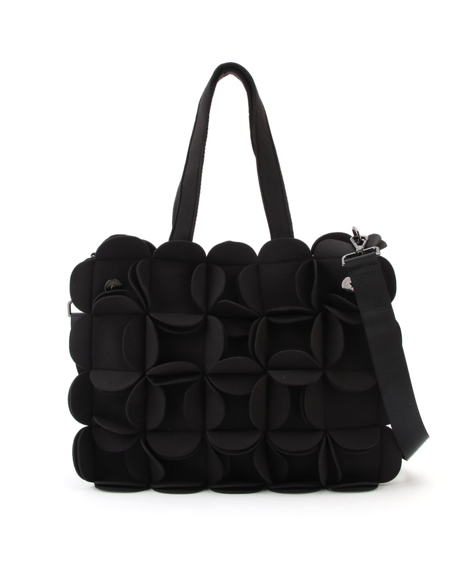 fiore fiore/(W)ネオプレーンスクエア2wayトート ファッションバッグプラザ　ラミー バッグ トートバッグ イエロー ピンク レッド ブラック ブルー【送料無料】