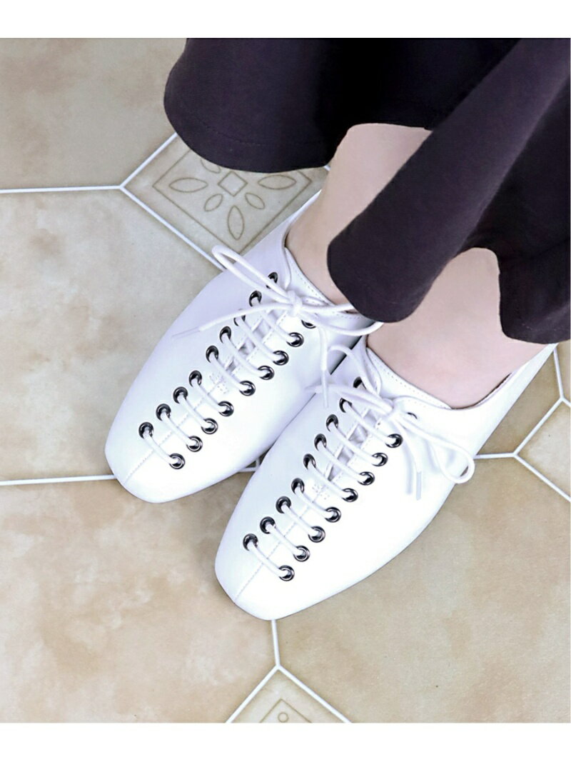 【SALE／20%OFF】LibertyDoll トゥレースアップバブーシュ ☆3024 サンエーフットウェアー シューズ・靴 パンプス ブラック ホワイト ブラウン