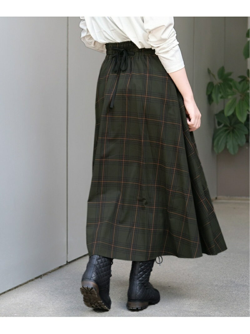 【SALE／50%OFF】STRAWBERRY-FIELDS オータムチェックII スカート ストロベリーフィールズ スカート ロング・マキシスカート グリーン レッド ブラウン【送料無料】のサムネイル