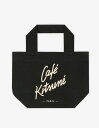 CAFE KITSUNE Cafe Kitsune/(U)CAFE KITSUNE MINI TOTE メゾン キツネ バッグ トートバッグ ホワイト ブラック