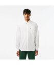 ラコステ LACOSTE オックスフォードボタンダウンシャツ ラコステ トップス シャツ・ブラウス ホワイト ブルー【送料無料】