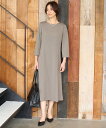 【SALE/50%OFF】自由区 S 【セットアップ対応・洗える】モクロディ ワンピース ジユウク ワンピース・ドレス ドレス カーキグリーン ブラック【送料無...