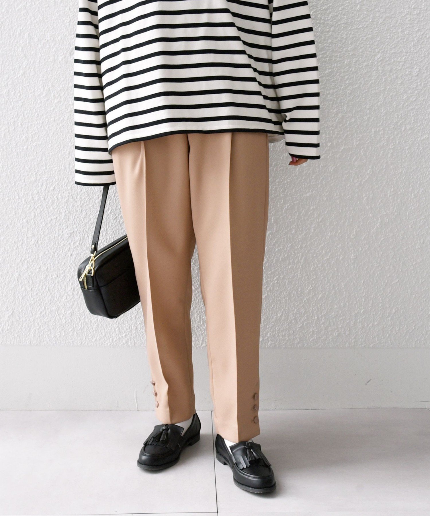 【SALE／70%OFF】SHIPS any SHIPS any: ドライツイル テーパード パンツ[NAVY BLUE] シップス パンツ その他のパンツ ブラウン オレンジ ネイビー