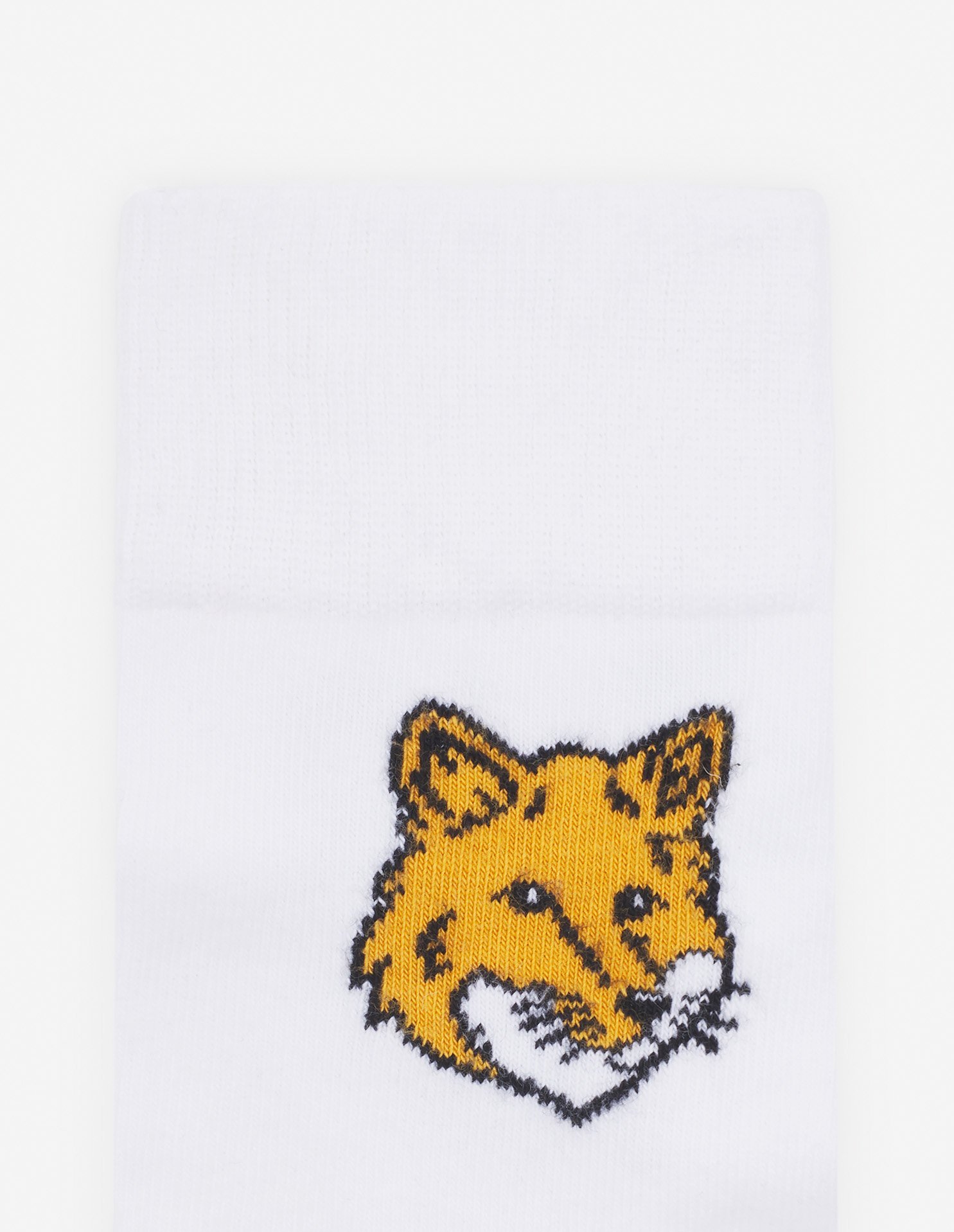 Maison Kitsune Maison Kitsune/(M)FOX HEAD SOCKS メゾン キツネ 靴下・レッグウェア 靴下 ホワイト【送料無料】