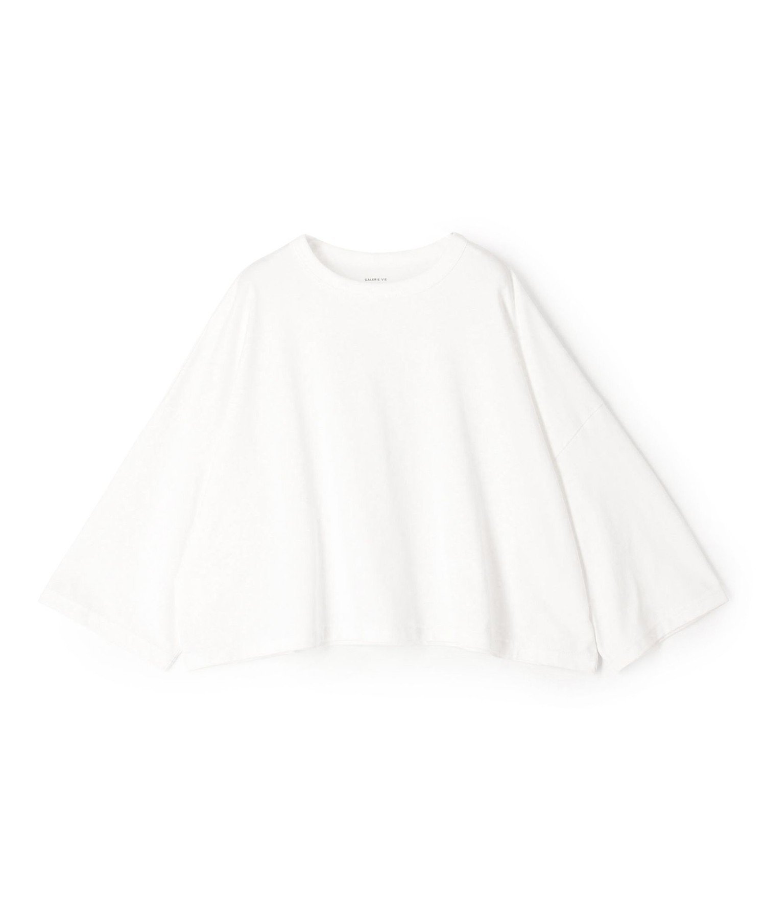 【SALE／30%OFF】GALERIE VIE コンパクトジャージー ワイドプルオーバー トゥモローランド トップス カットソー・Tシャツ ベージュ ホワイト ネイビー【送料無料】