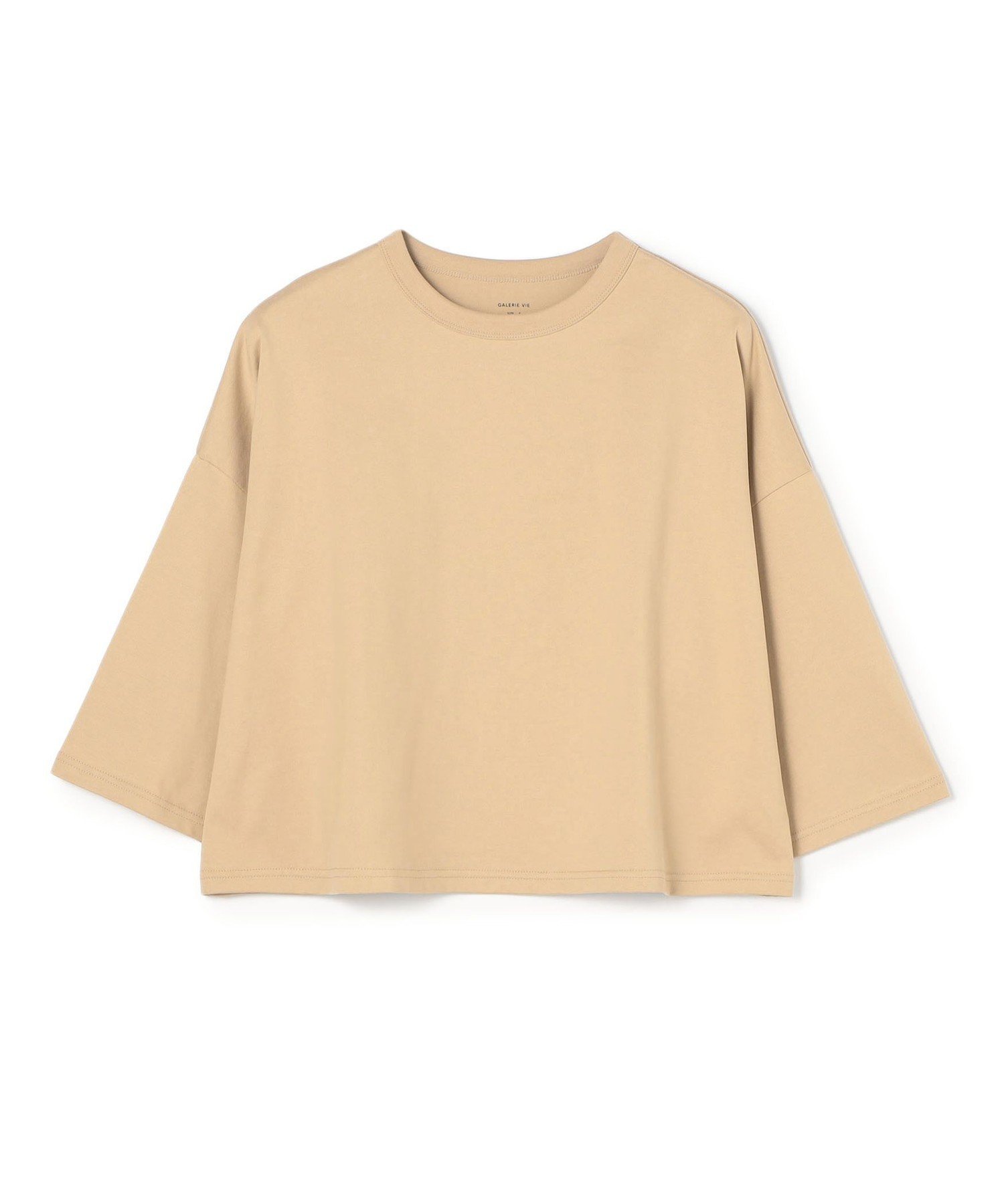 【SALE／30%OFF】GALERIE VIE コンパクトジャージー ワイドプルオーバー トゥモローランド トップス カットソー・Tシャツ ベージュ ホワイト ネイビー【送料無料】