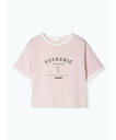 Ludic Park フローズンプリントTシャツ ルディックパーク トップス カットソー・Tシャツ ピンク ホワイト グレー