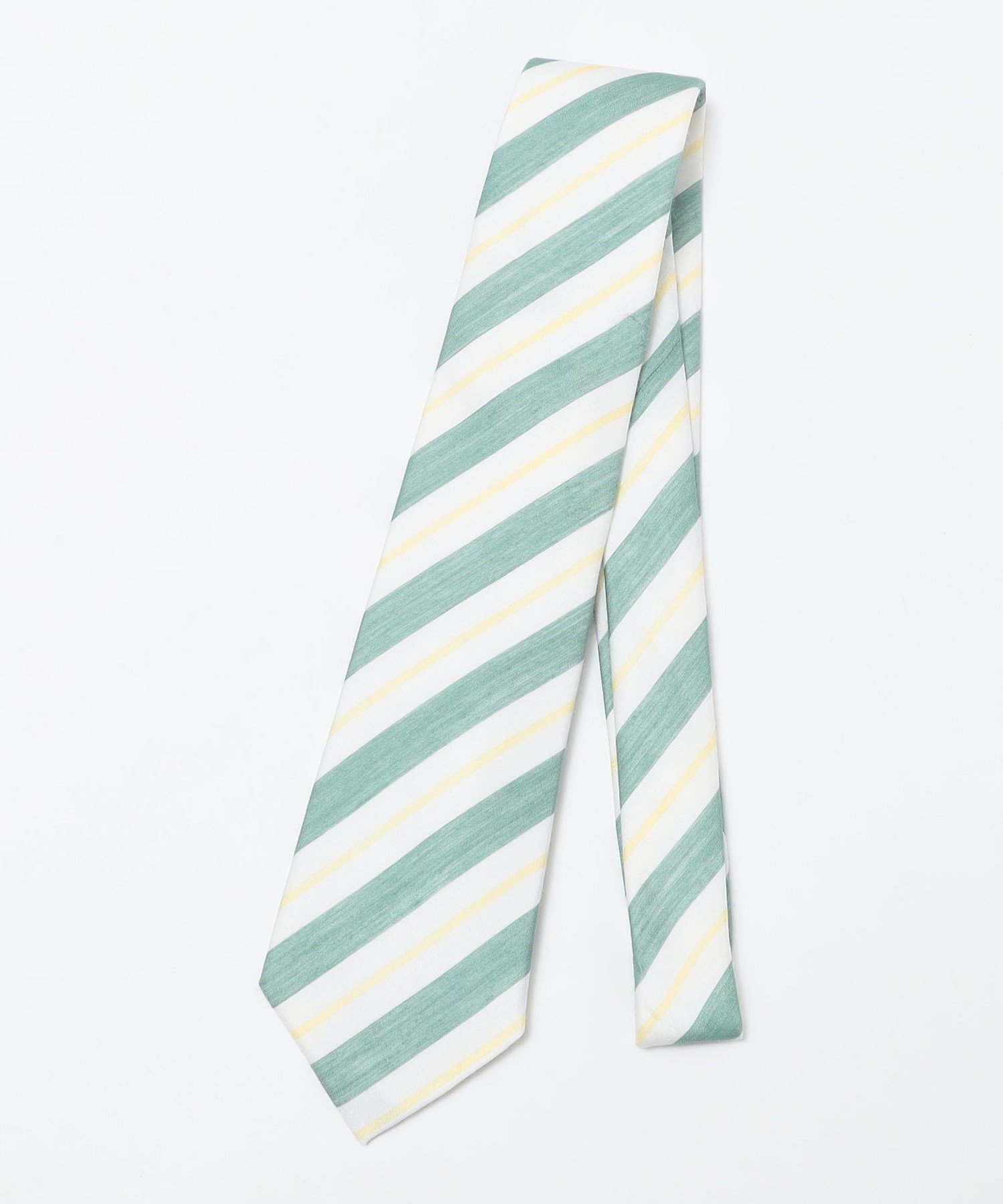 【SALE／70%OFF】SHIPS MEN SHIPS: リネン シルク マルチ ストライプ シップス スーツ・フォーマル ネクタイ・蝶ネクタイ ブラック ブルー グリーン