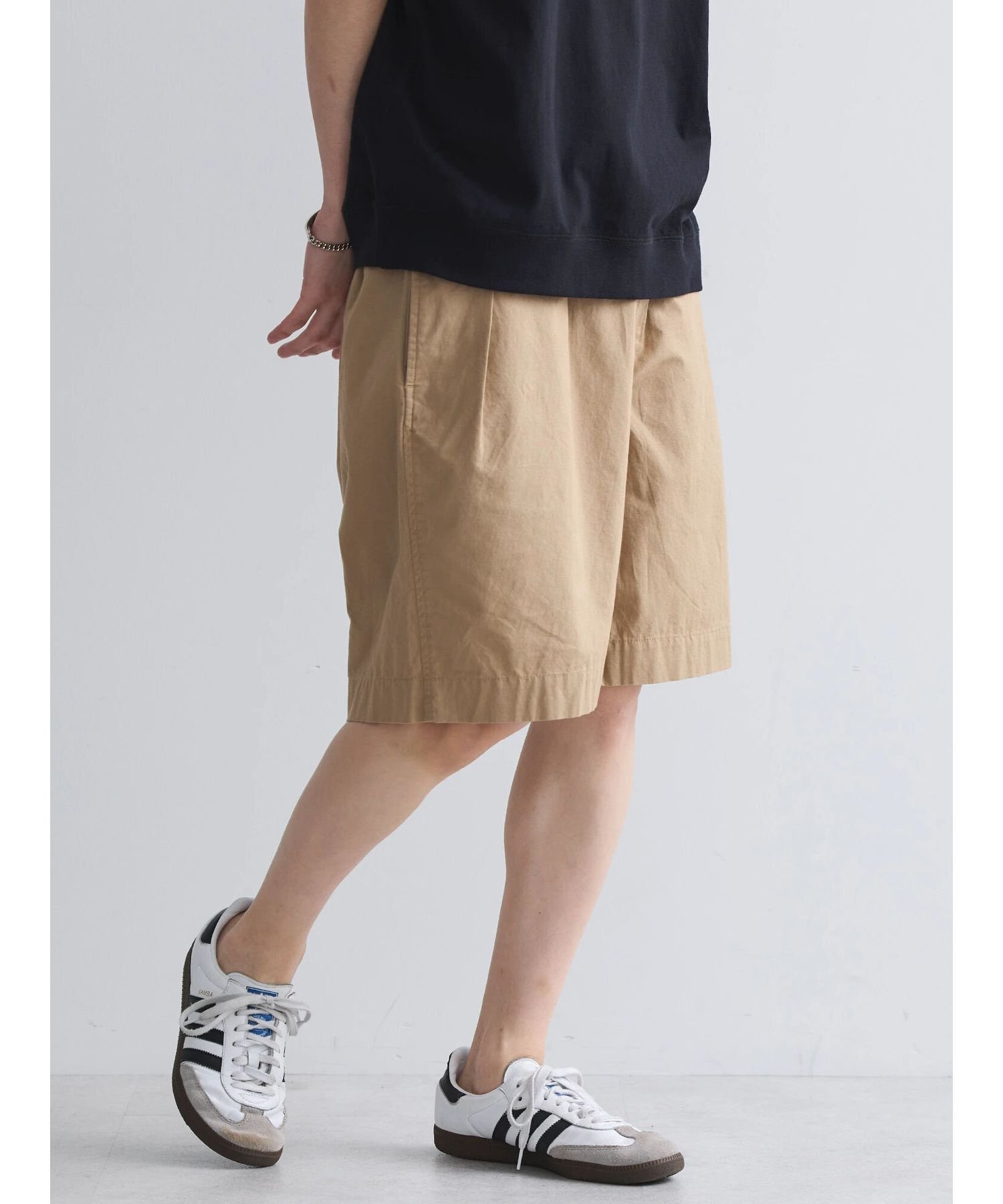 【SALE/40%OFF】CRAFT STANDARD BOUTIQUE コットンリネングルカショーツ クラフトスタンダードブティック パンツ その他のパンツ ホワイト ベージュ