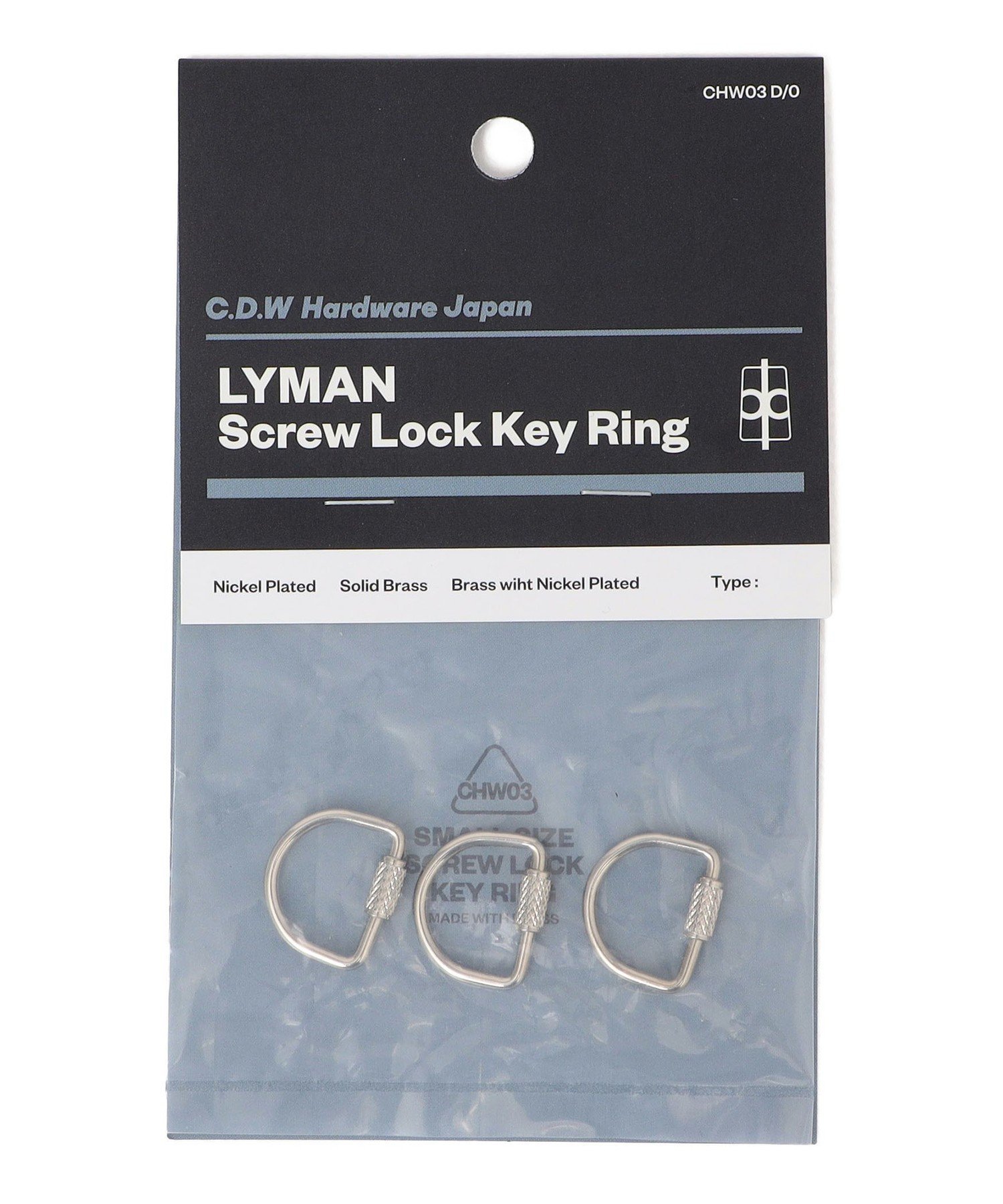 SHIPS any CANDY DESIGN WORKS: LYMAN キーリング シップス ファッション雑貨 チャーム・キーチェーン ゴールド シルバー