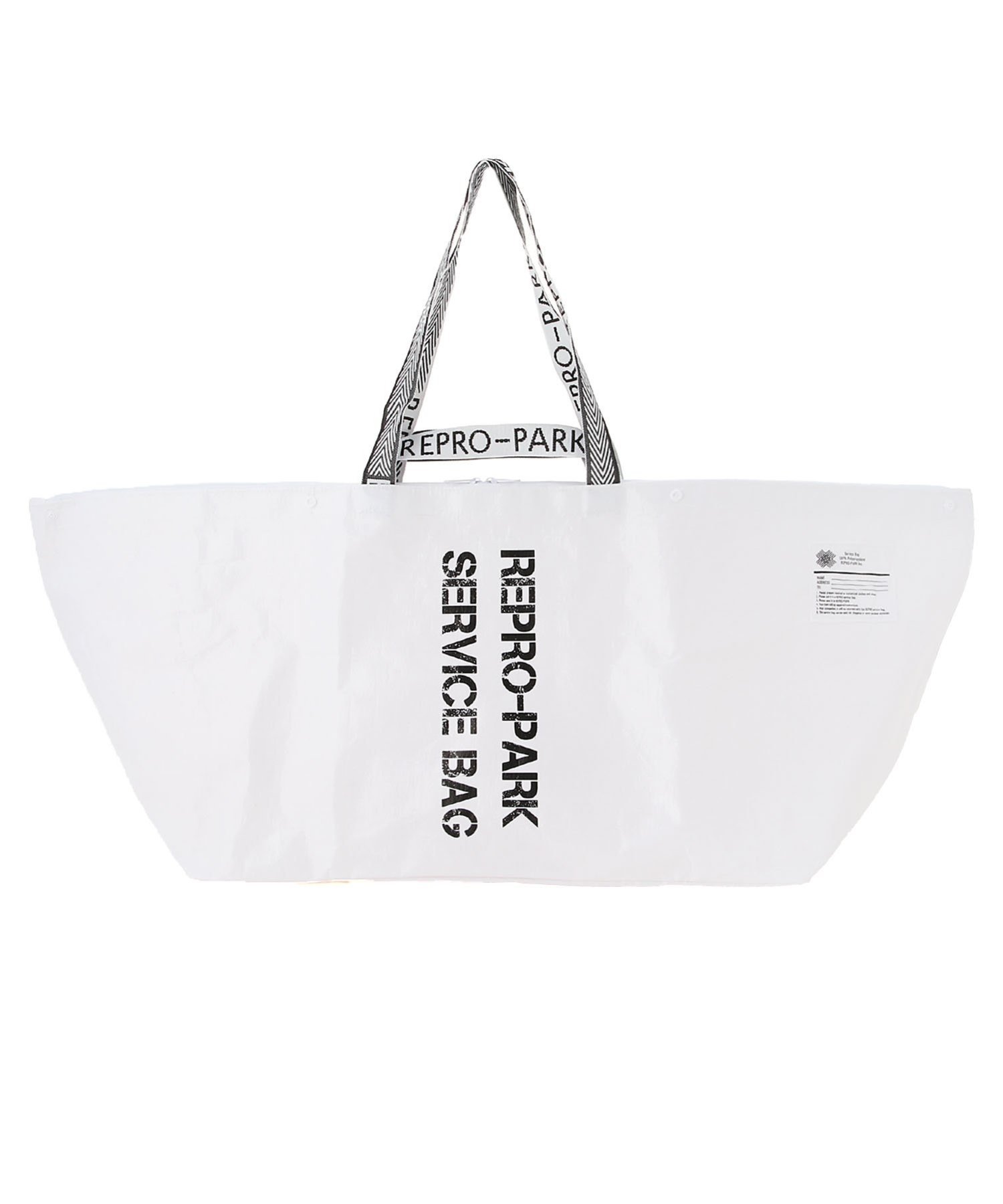 REPRO-PARK (U)Large tote Bag タトラスコンセプトストア バッグ トートバッグ ブラック グリーン ベージュ ブルー オレンジ パープル ホワイト イエロー
