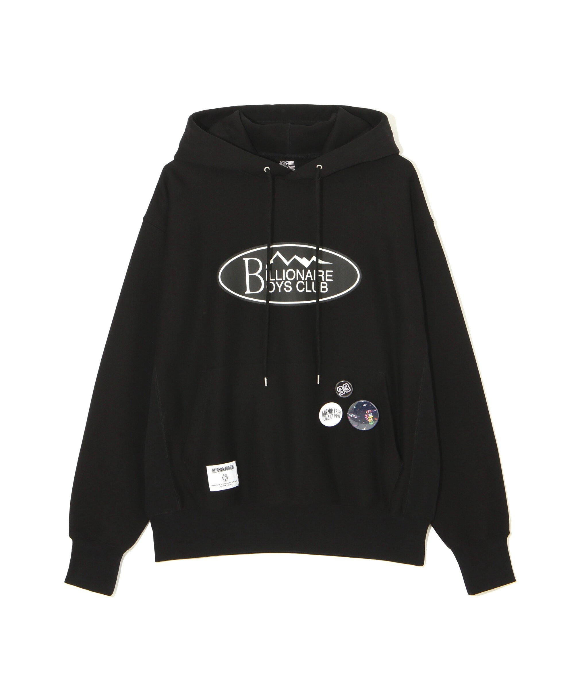 ×BILLIONAIRE BOYS CLUB/ BBC MOUNTAIN LOGO HOODIE マナスタッシュ トップス パーカー・フーディー グレー ブラック