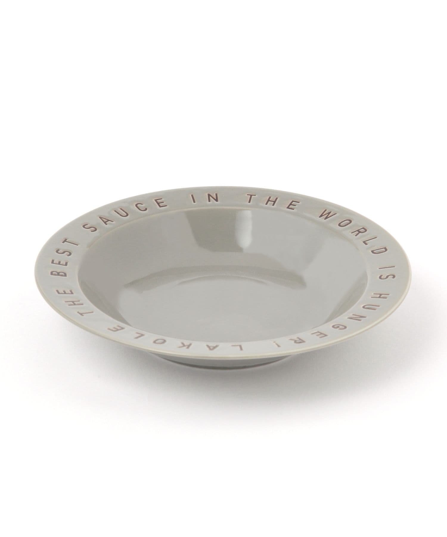 【SALE／5%OFF】LAKOLE 【美濃焼き】LOGOパスタカレー皿 ラコレ 食器・調理器具・キッチン用品 食器・皿 グレー ホワイト stylife-14913791 Rakuten Fashion サンプル画像2