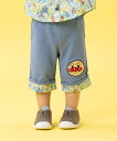 ANPANMAN KIDS COLLECTION ANPANMAN KIDS COLLECTION/(K)リーフ総柄裾折り返しカノコパンツ アンパンマンキッズコ...