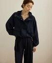 ROPE' 【洗える】ビスコースリネン ライトマウンテンパーカー/一部セットアップ対応 ロペ ジャケット・アウター ブルゾン・ジャンパー ホワイト ネイビー【送...