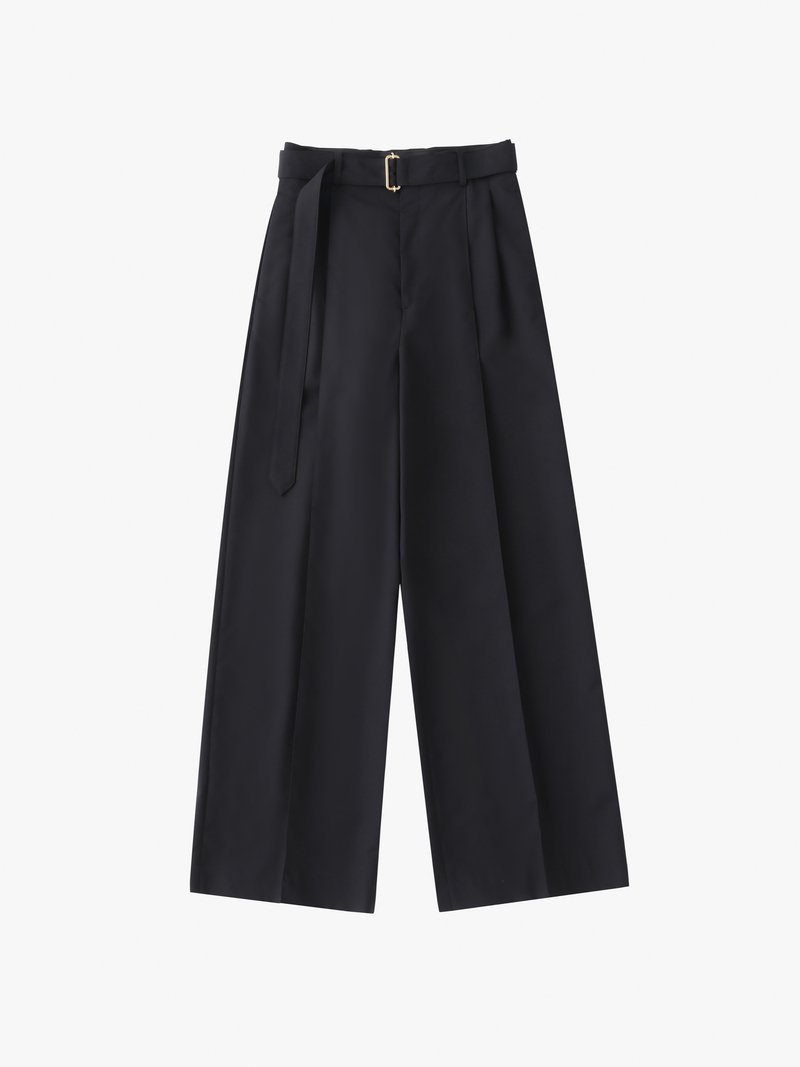 MACKINTOSH (W)【マッキントッシュ公式】BELTED POLMOOD マッキントッシュ パンツ その他のパンツ ブラック グレー ベージュ ブラウン【送料無料】