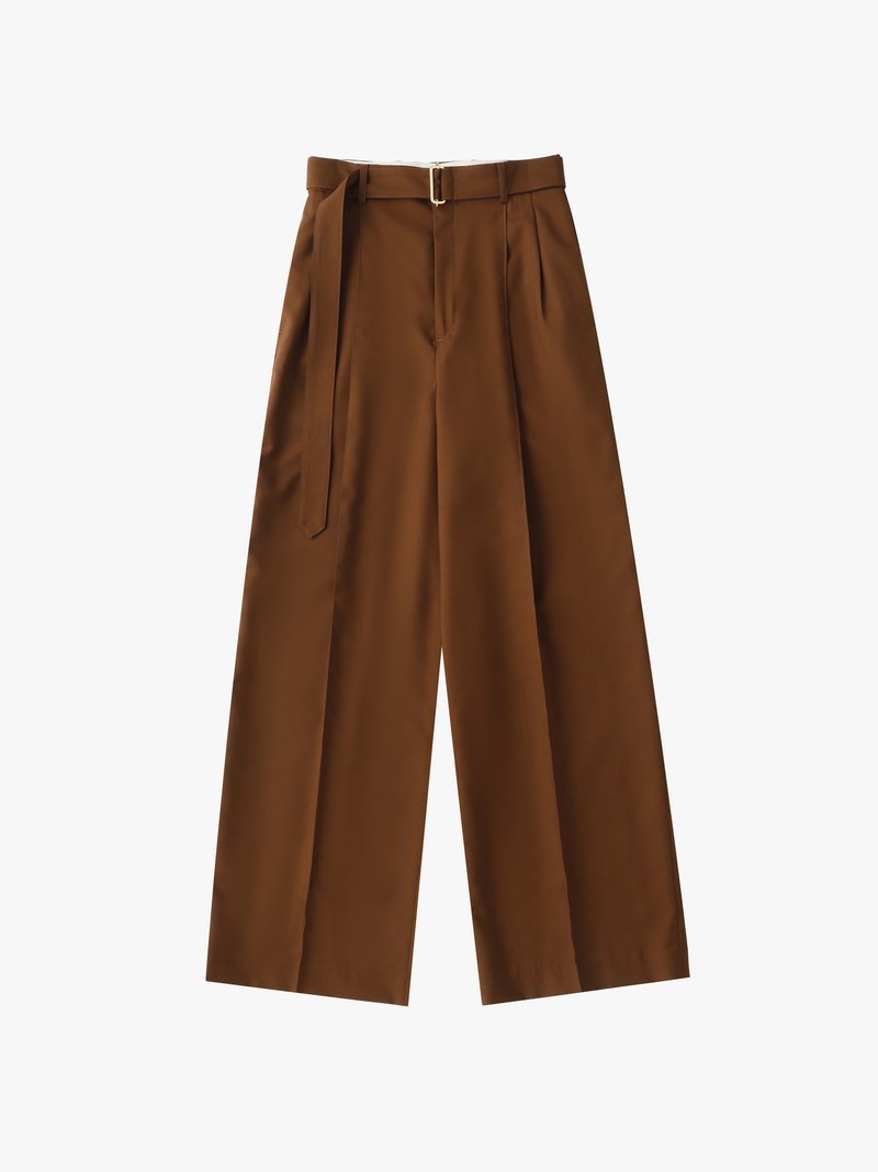 MACKINTOSH (W)【マッキントッシュ公式】BELTED POLMOOD マッキントッシュ パンツ その他のパンツ ブラック グレー ベージュ ブラウン【送料無料】